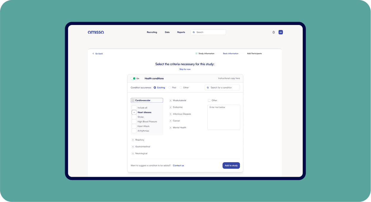 Researcher Screen Preview